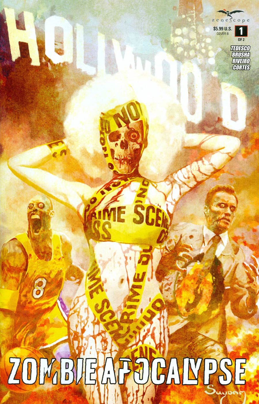 Hollywood Zombie Apocalypse #1 Cover B Arthur Suydam