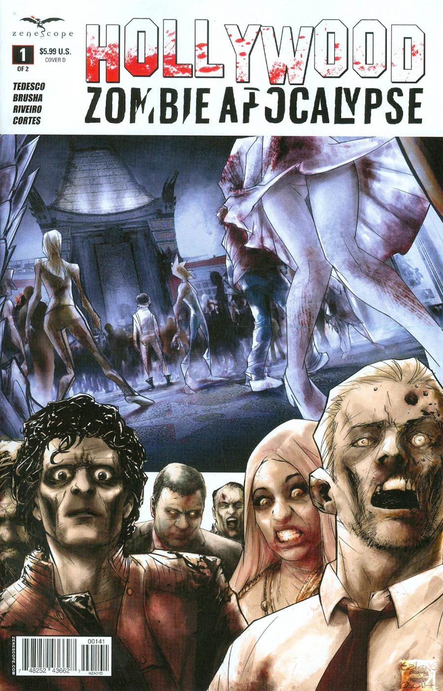 Hollywood Zombie Apocalypse #1 Cover D Talent Caldwell