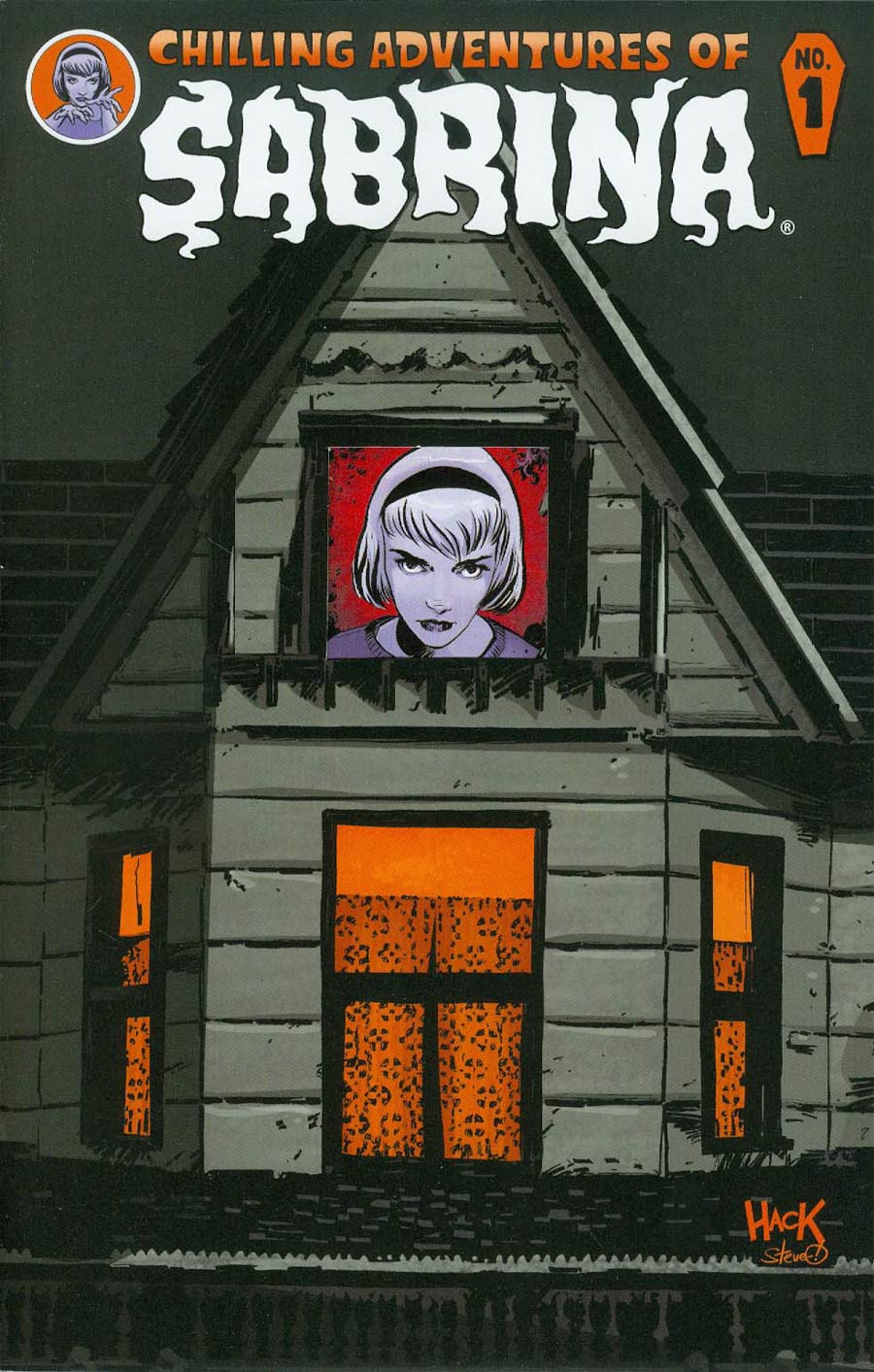 Chilling Adventures Of Sabrina #1 Cover A 1st Ptg Regular Robert Hack Die-Cut Cover