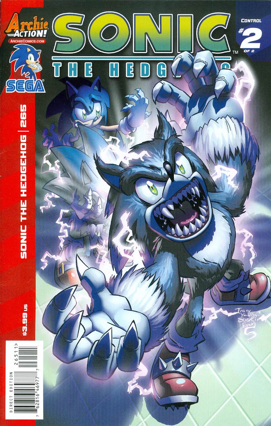 Sonic The Hedgehog Vol 2 #265 Cover A Regular Tracy Yardley Cover