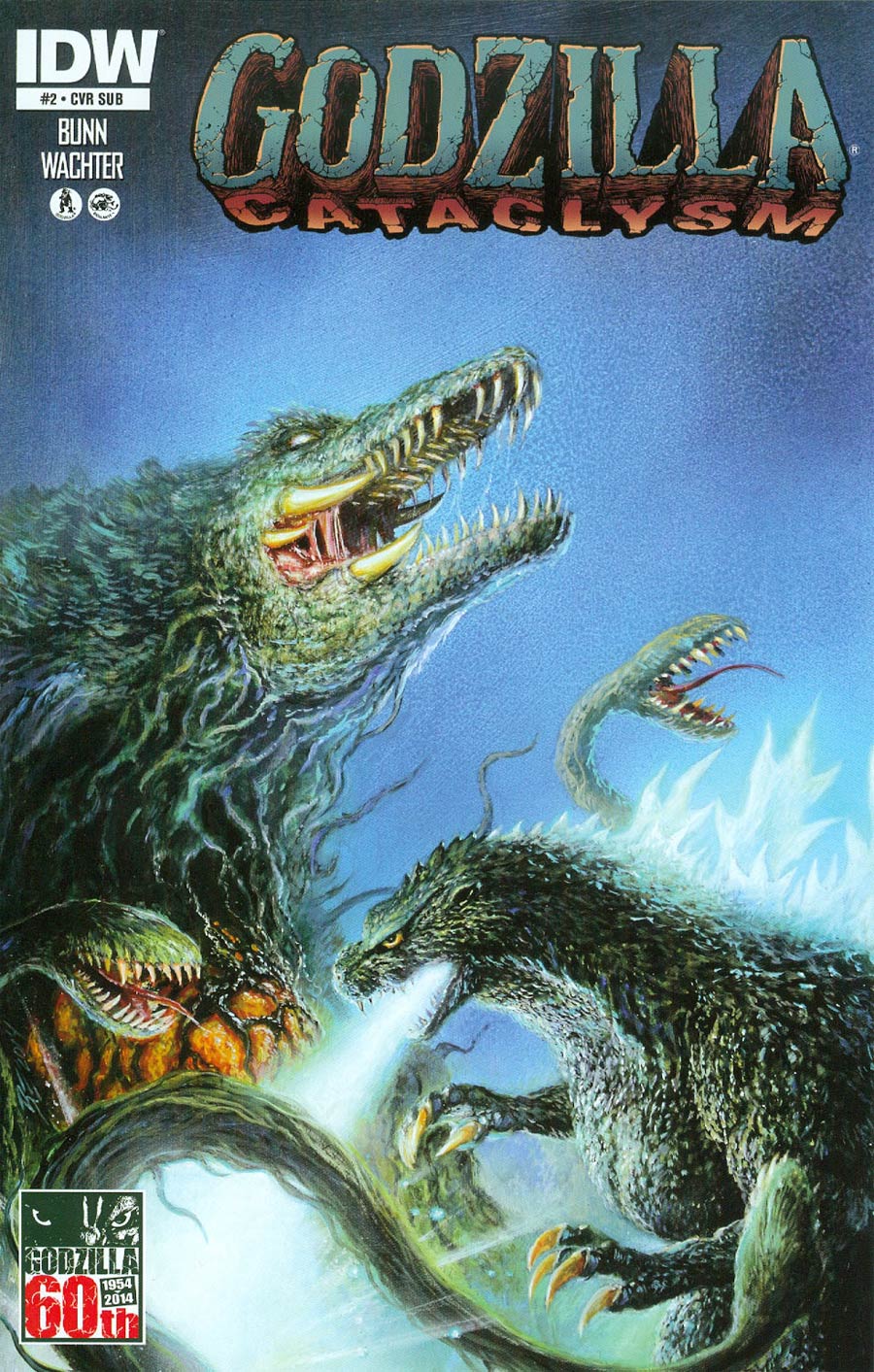 Godzilla Cataclysm #2 Cover B Variant Bob Eggleton Subscription Cover