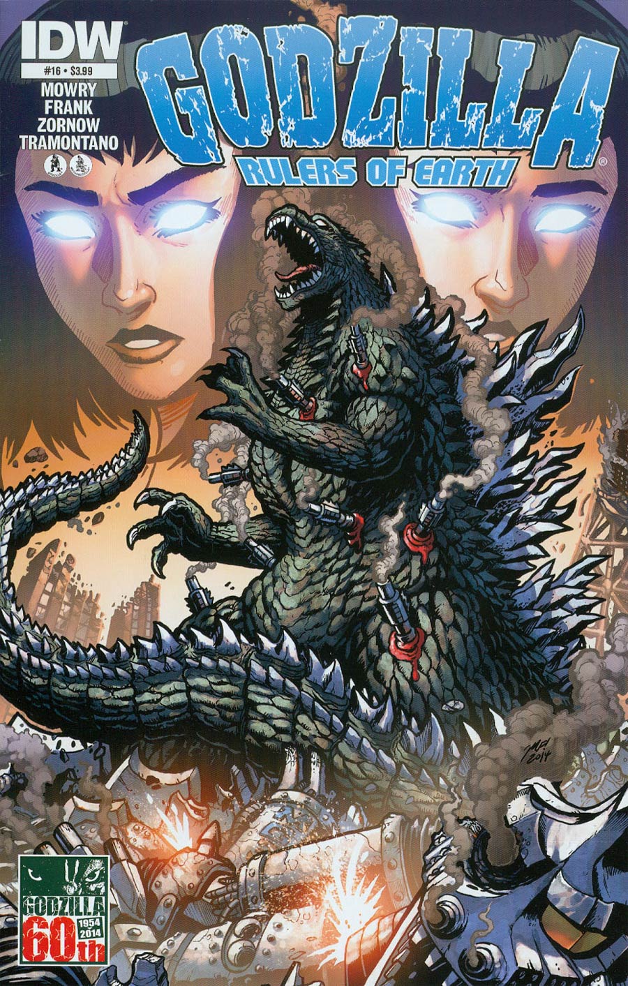 Godzilla Rulers Of The Earth #16 Cover A Regular Matt Frank Cover