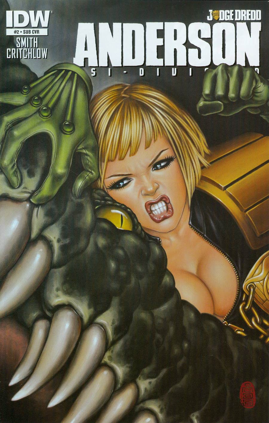 Judge Dredd Anderson Psi-Division #2 Cover B Variant Mimi Yoon Subscription Cover