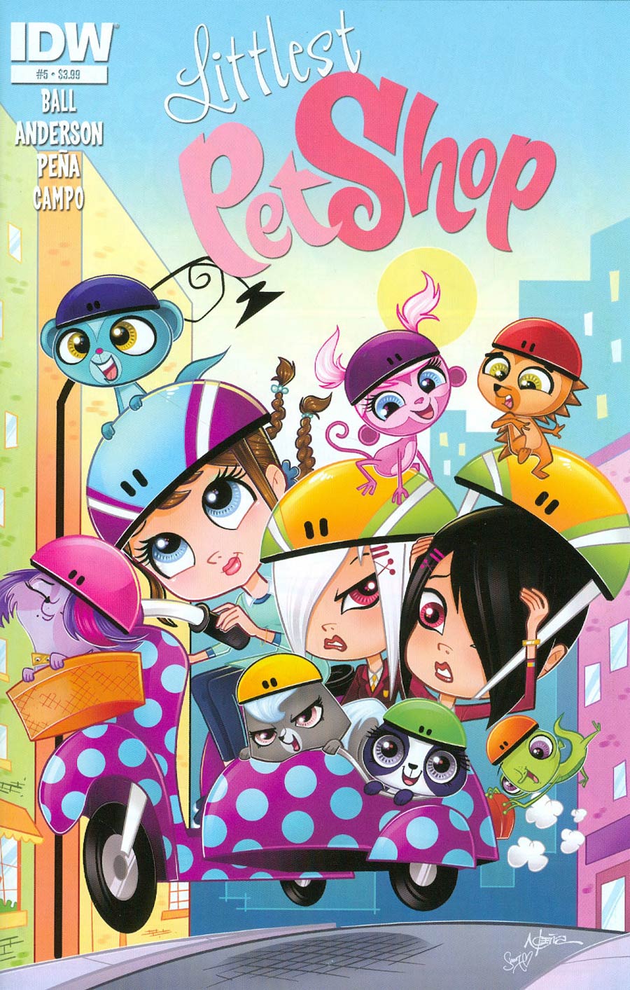 Littlest Pet Shop #5 Cover A Regular Nicanor Pena Cover