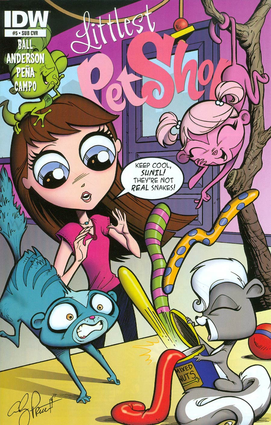Littlest Pet Shop #5 Cover B Variant Andy Price Subscription Cover
