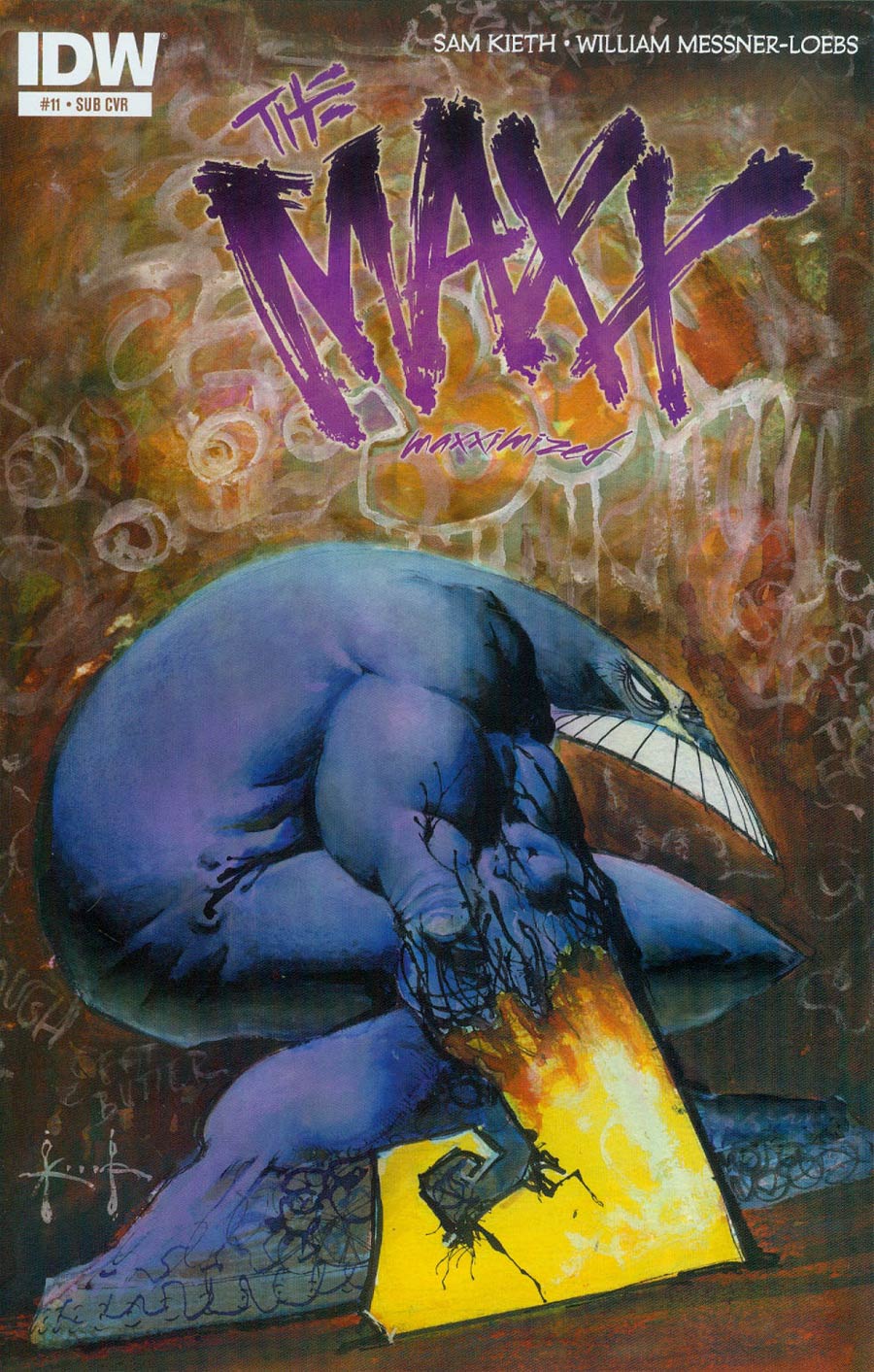 Maxx Maxximized #11 Cover B Variant Sam Kieth Subscription Cover