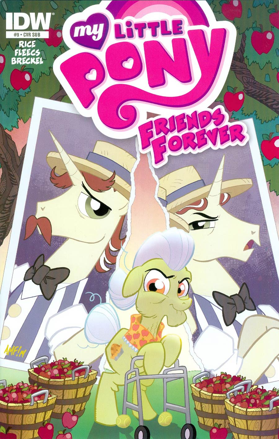 My Little Pony Friends Forever #9 Cover B Variant Tony Fleecs Subscription Cover