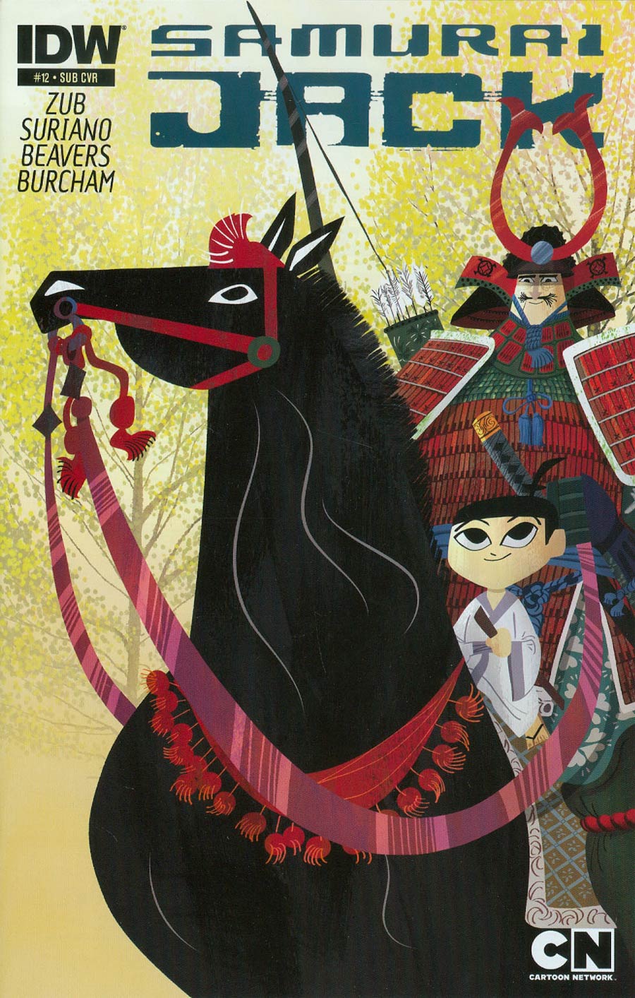 Samurai Jack #12 Cover B Variant Genndy Tartakovsky Subscription Cover