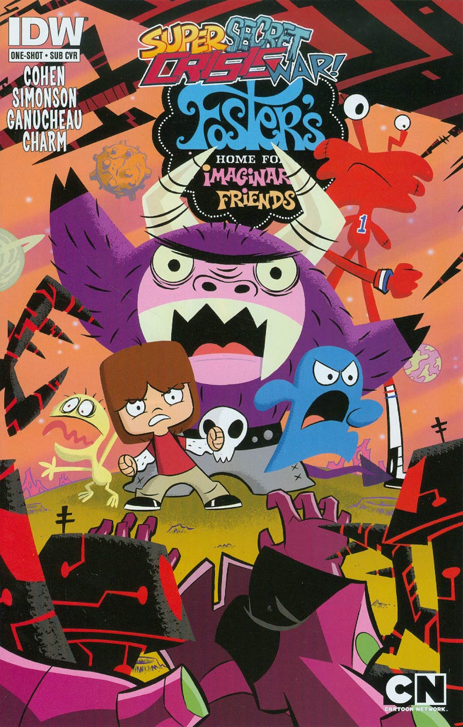 Super Secret Crisis War Fosters Home For Imaginary Friends #1 Cover B Variant Ethen Beavers Subscription Cover