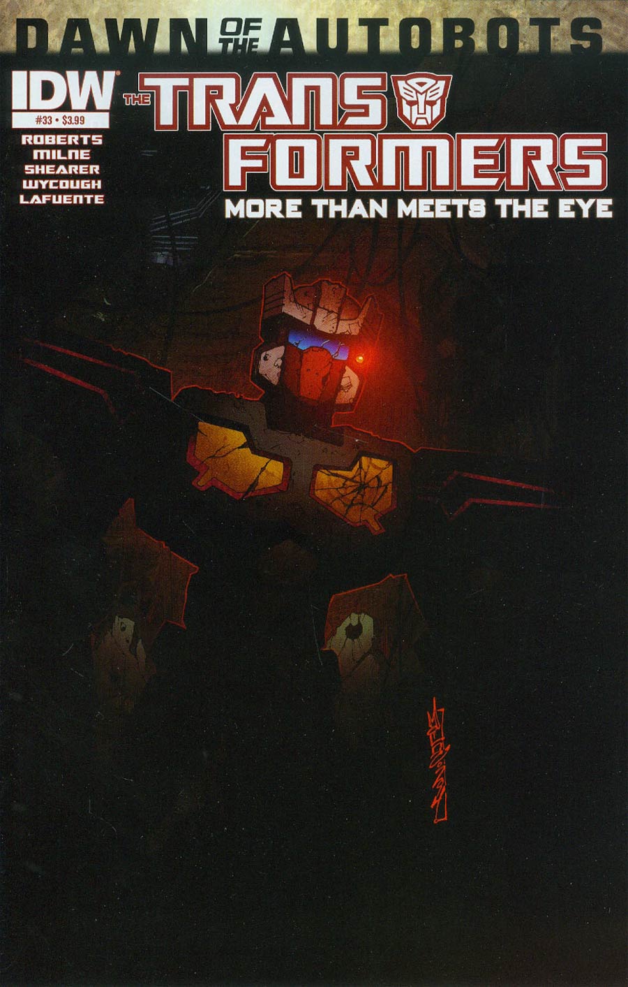 Transformers More Than Meets The Eye #33 Cover A Regular Alex Milne Cover (Dawn Of The Autobots Tie-In)