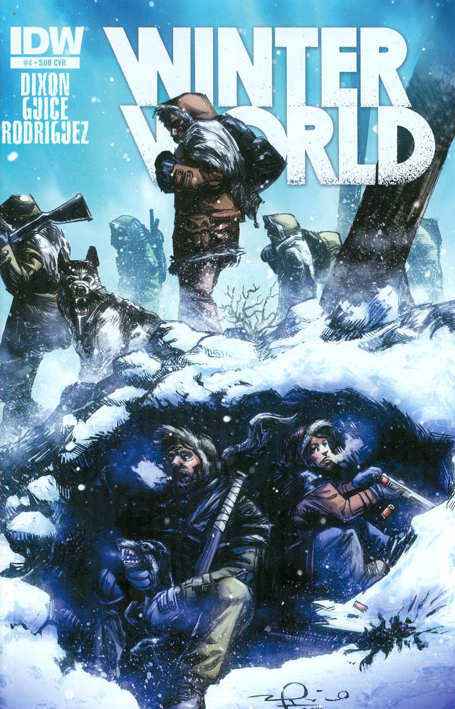 Winterworld Vol 2 #4 Cover B Variant Gerardo Zaffino Subscription Cover