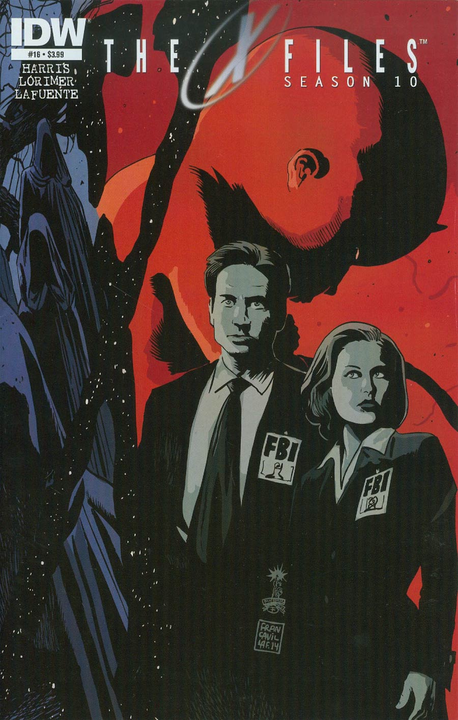 X-Files Season 10 #16 Cover A Regular Francesco Francavilla Cover