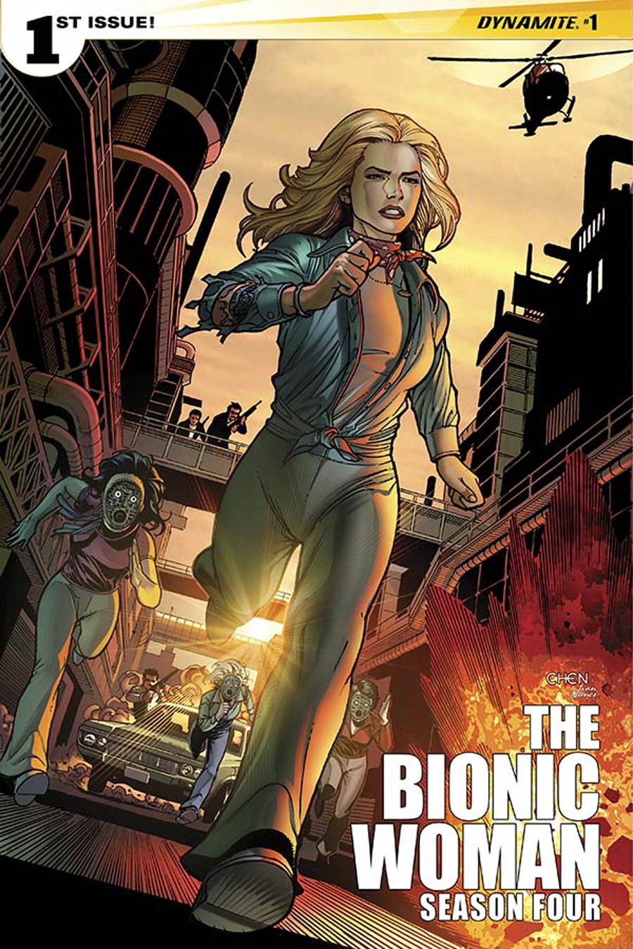 Bionic Woman Season 4 #1 Cover A Regular Sean Chen Cover