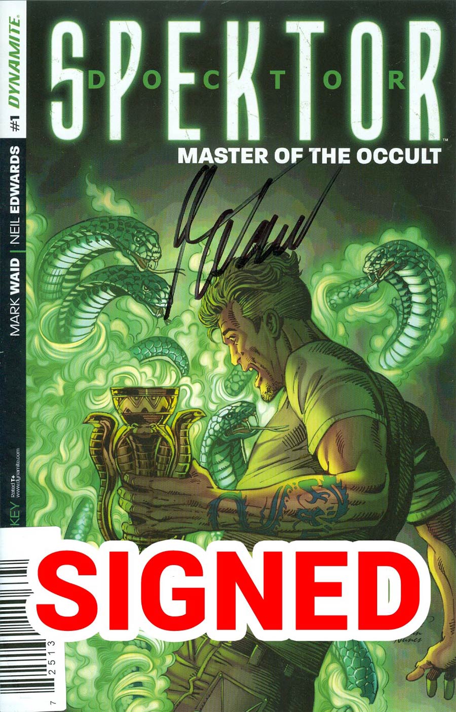 Doctor Spektor Master Of The Occult #1 Cover O Variant Bob Layton Reorder Variant Cover Signed By Mark Waid