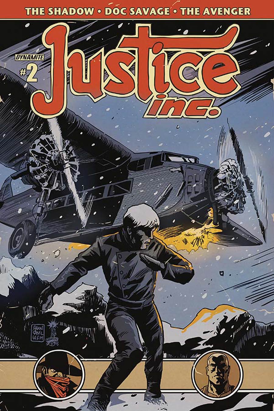 Justice Inc Vol 3 #2 Cover B Variant Francesco Francavilla Cover