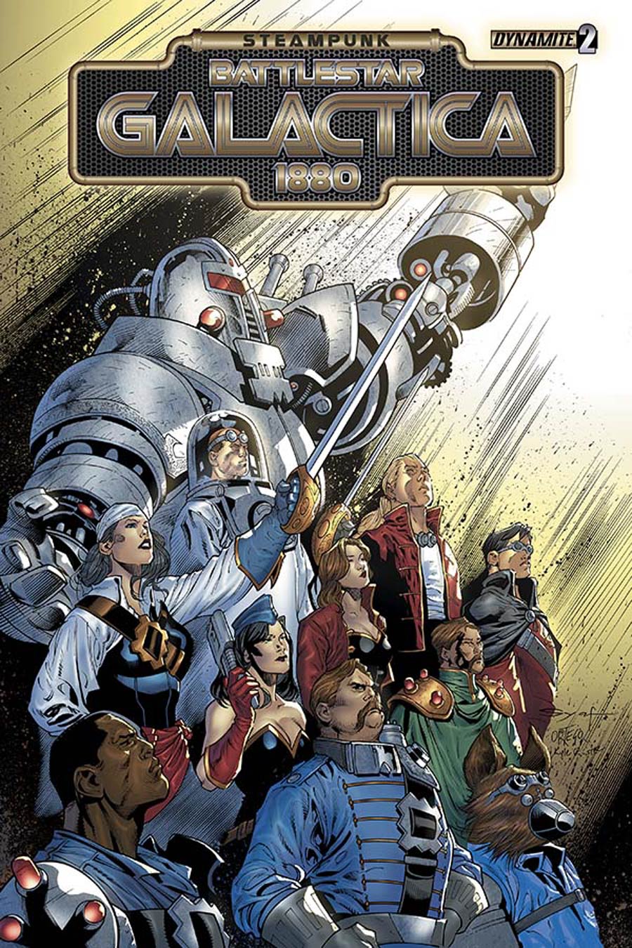 Steampunk Battlestar Galactica 1880 #2 Cover A Regular Ardian Syaf Cover