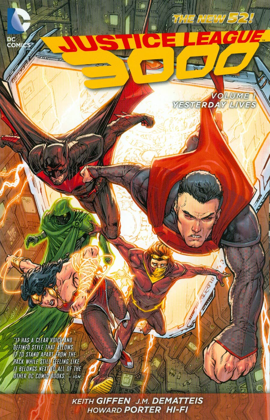 Justice League 3000 (New 52) Vol 1 Yesterday Lives TP