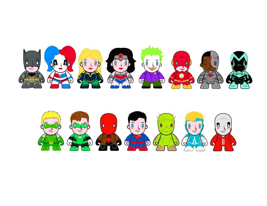 DC Universe Mini Figure Blind Mystery Box 20-Piece Display