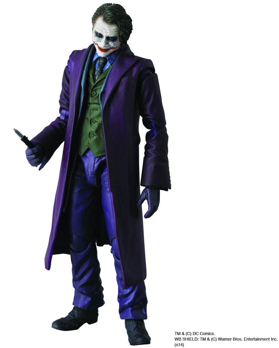 Dark Knight Joker Previews Exclusive MAFEX Action Figure