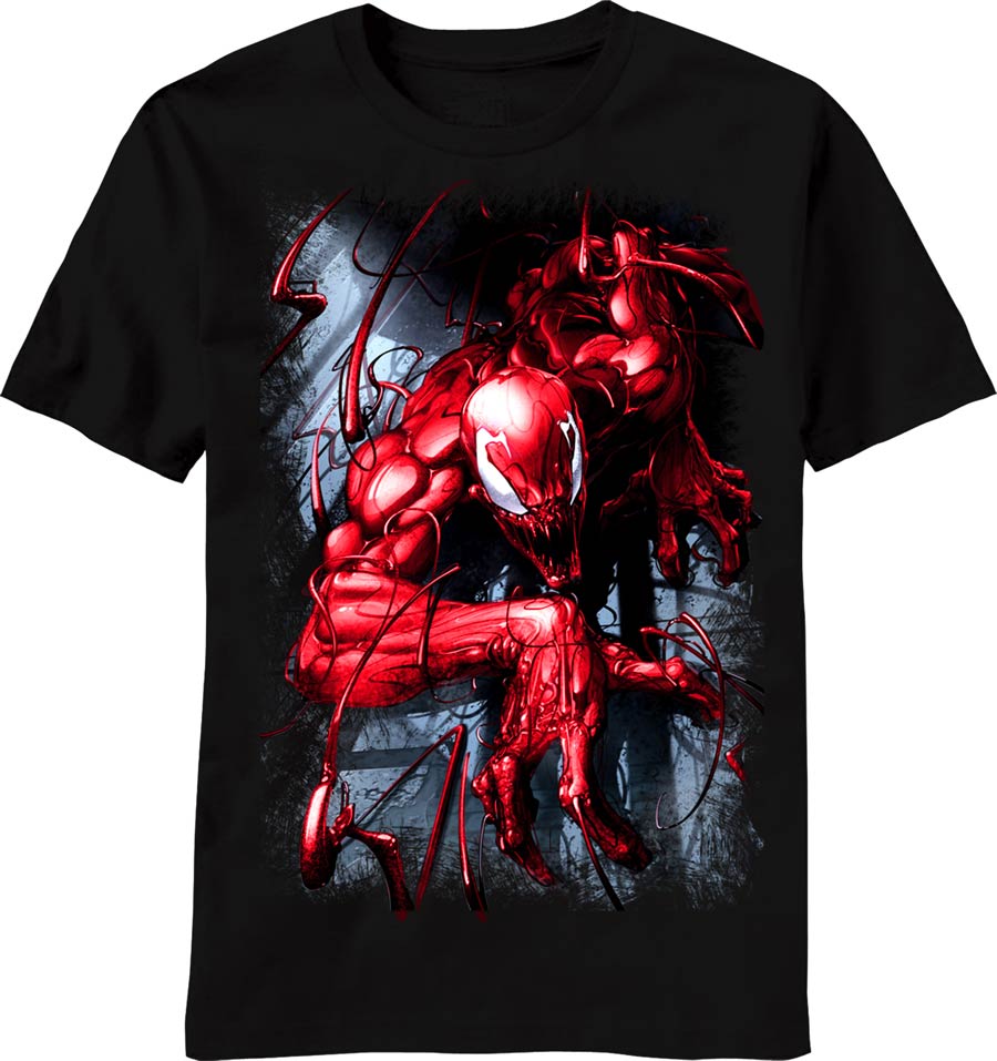 Carnage Mayhem And Murder Black T-Shirt Large