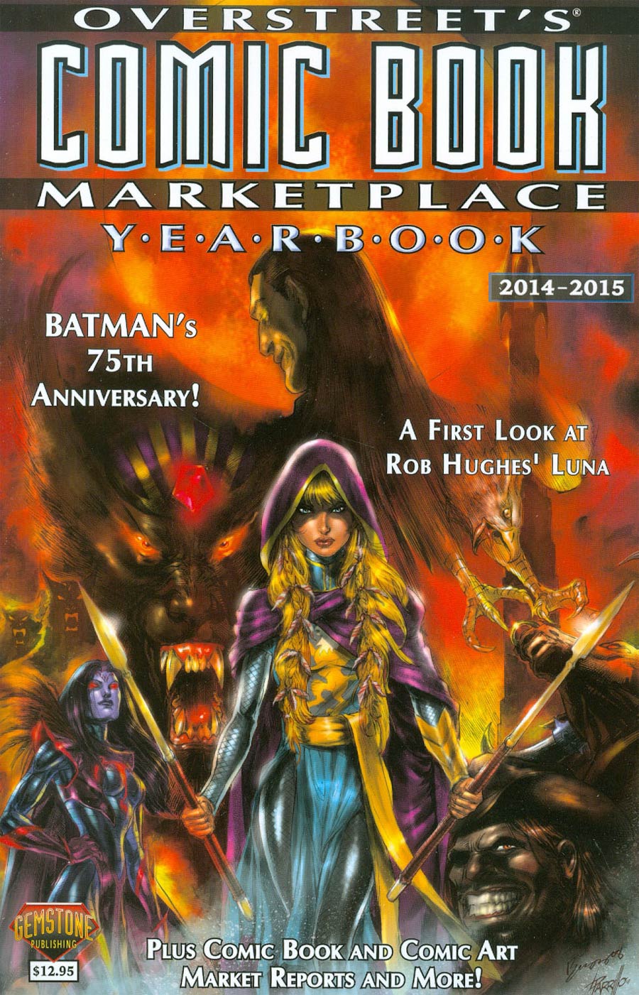 Overstreets Comic Book Marketplace Yearbook 2014-2015 Luna By Buzz Cover