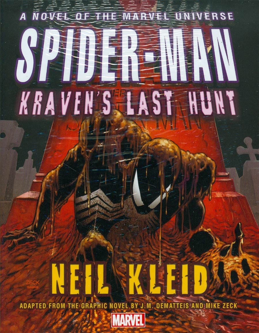 Spider-Man Kravens Last Hunt Prose Novel HC