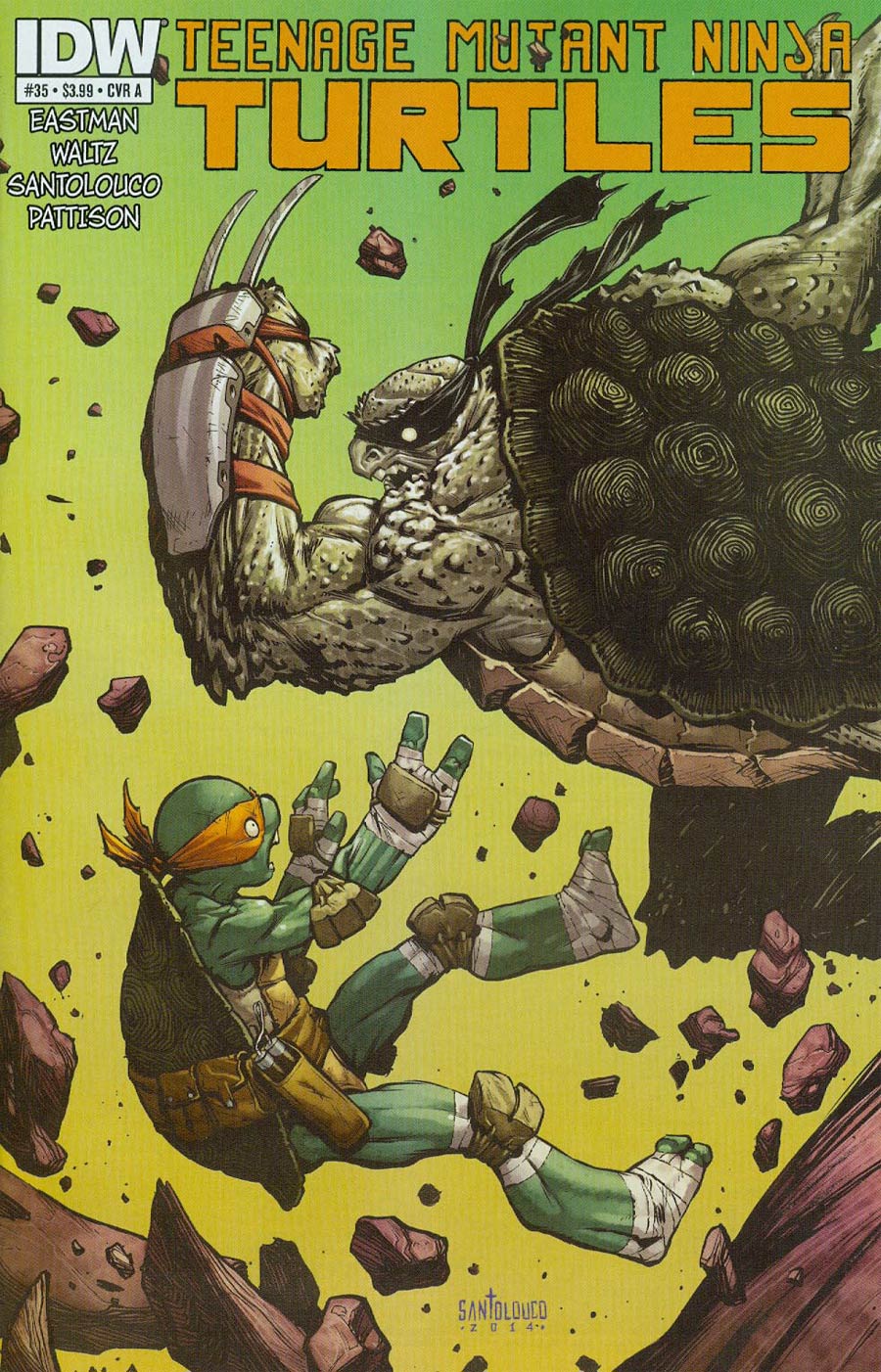 Teenage Mutant Ninja Turtles Vol 5 #35 Cover A Regular Mateus Santolouco Cover