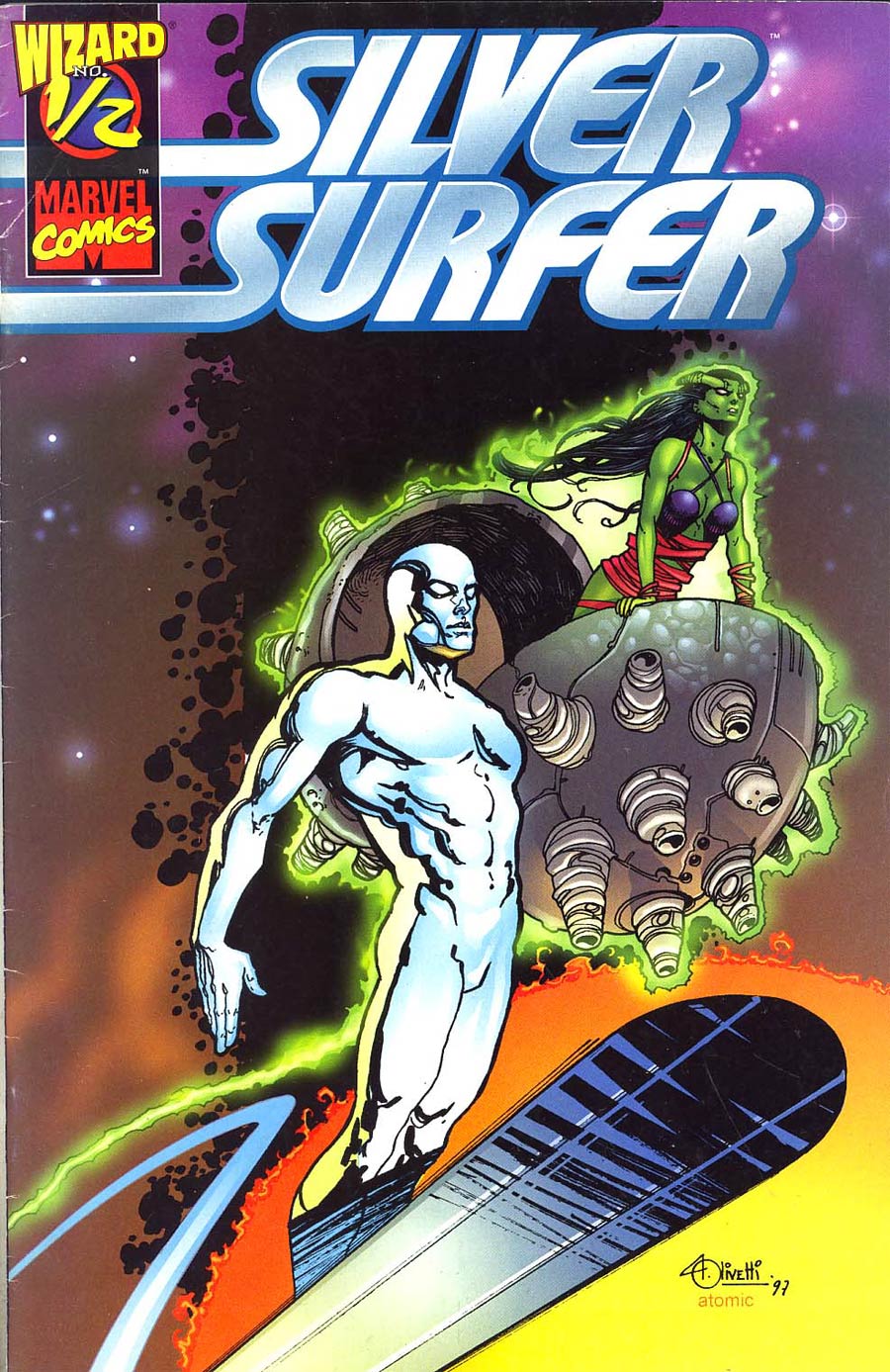 Silver Surfer Wizard #1/2 Without Certificate