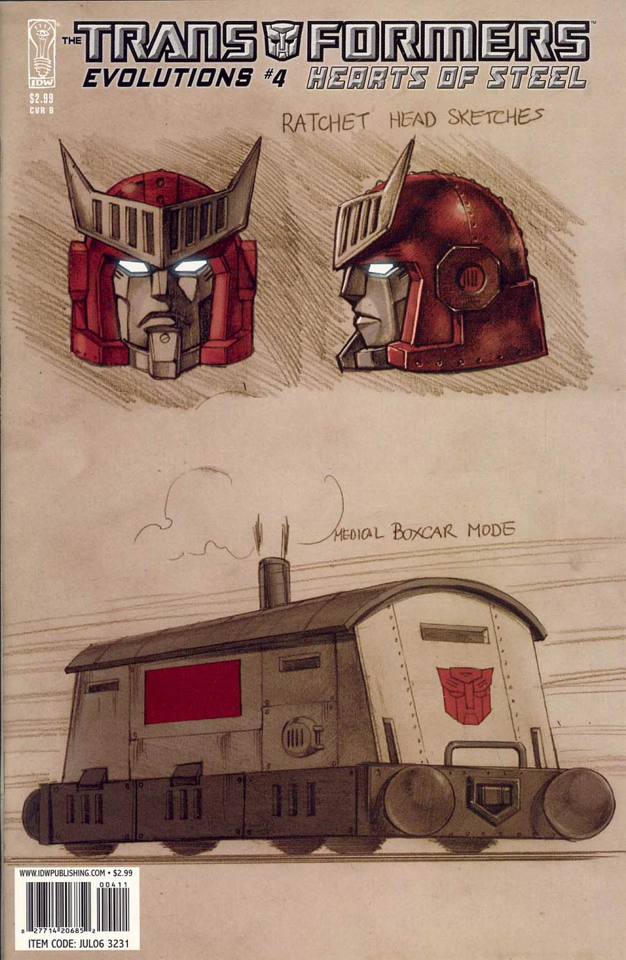 Transformers Evolutions Hearts Of Steel #4 Cvr B Reg