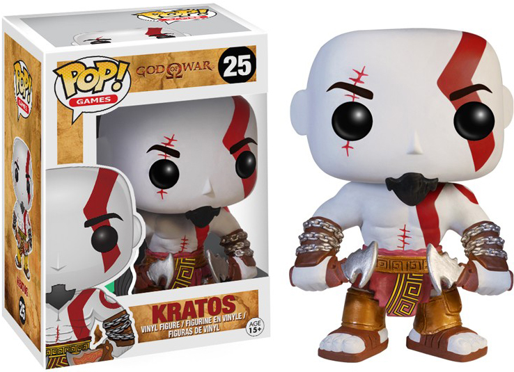 POP Games 25 God Of War Kratos Vinyl Figure