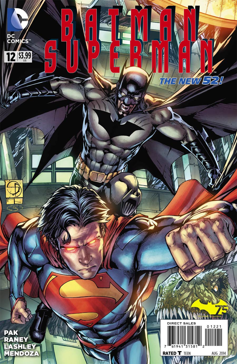 Batman Superman #12 Cover E Incentive Shane Davis Variant Cover