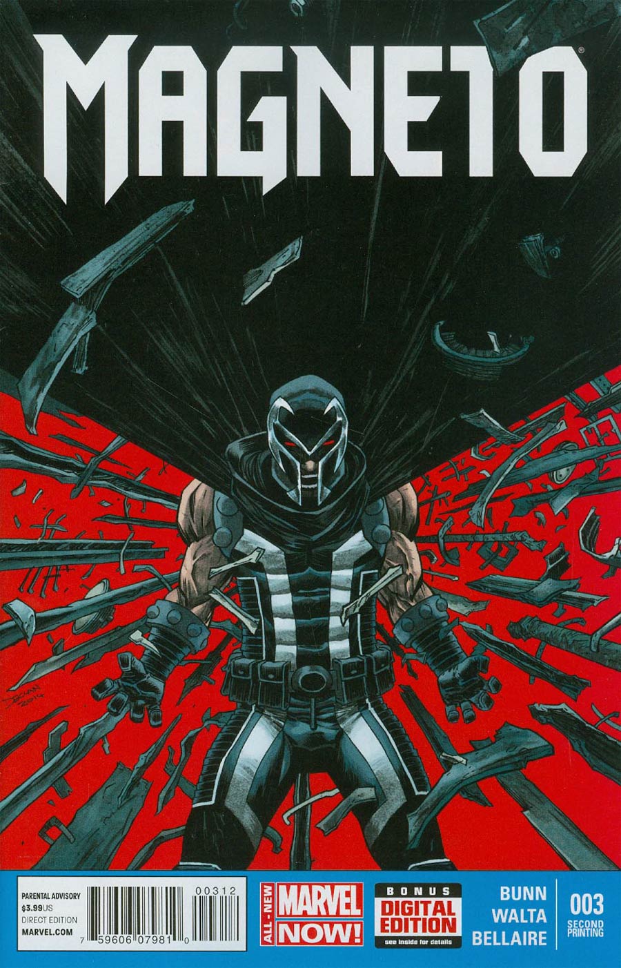 Magneto Vol 3 #3 Cover C 2nd Ptg Declan Shalvey Variant Cover