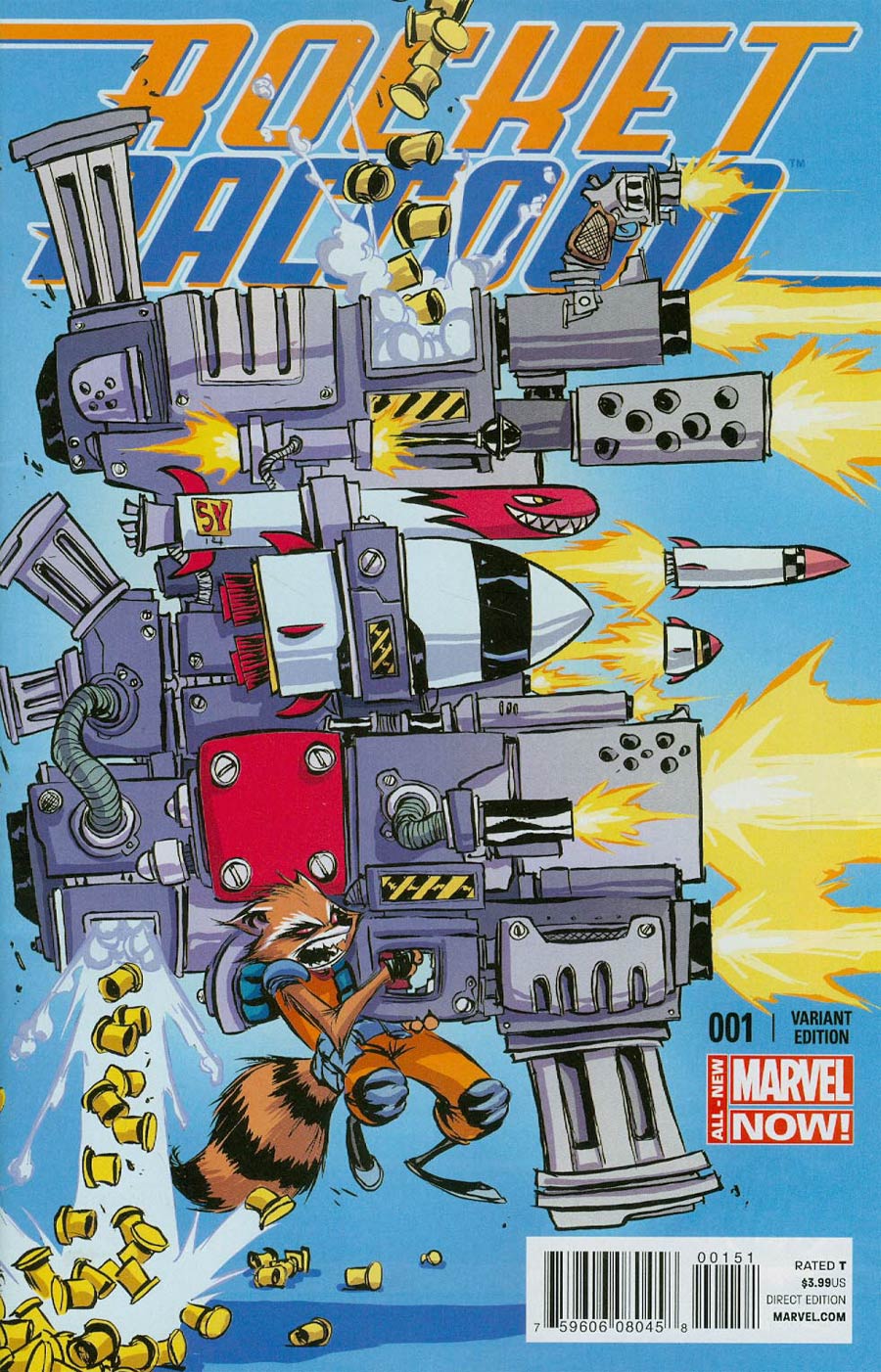 Rocket Raccoon Vol 2 #1 Cover E Variant Skottie Young Baby Cover