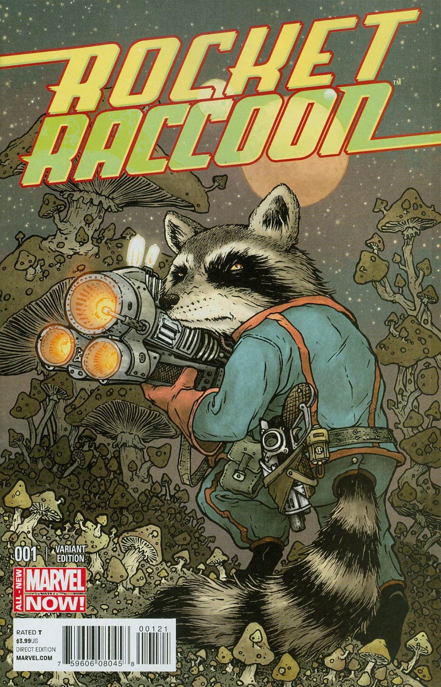 Rocket Raccoon Vol 2 #1 Cover H Incentive David Peterson Variant Cover