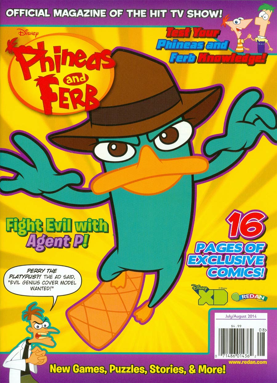 Phineas And Ferb Magazine #24 Jul / Aug 2014