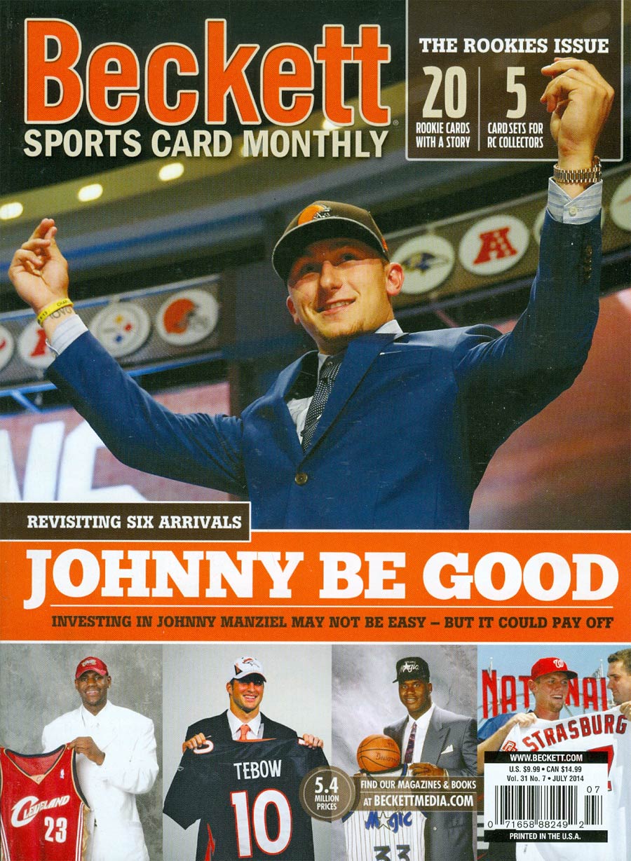 Beckett Sports Card Monthly Vol 31 #7 Jul 2014