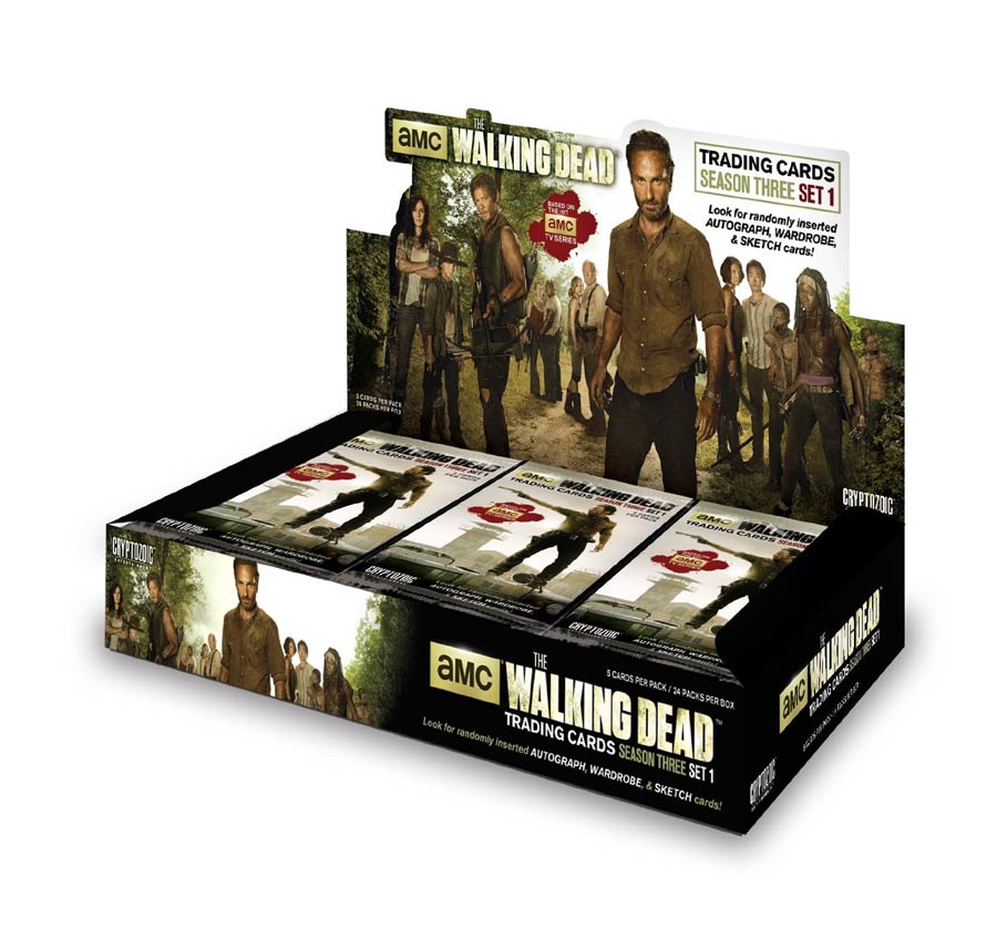 Walking Dead Season 3 Part 1 Trading Cards Pack