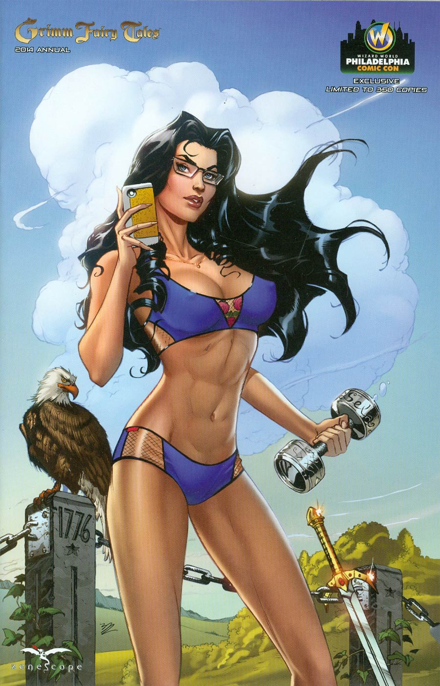Grimm Fairy Tales Annual 2014 Cover D Wizard World Philly Comic Con Exclusive Michael Dooney Variant Cover (Age Of Darkness Tie-In)
