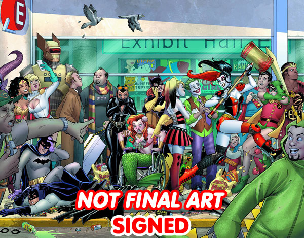 Harley Quinn Invades Comic-Con International San Diego #1 Cover D Signed By Robert Campanella