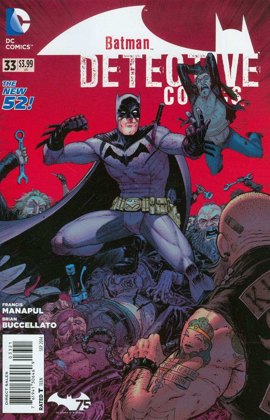 Detective Comics Vol 2 #33 Cover E Incentive Tony Moore Variant Cover