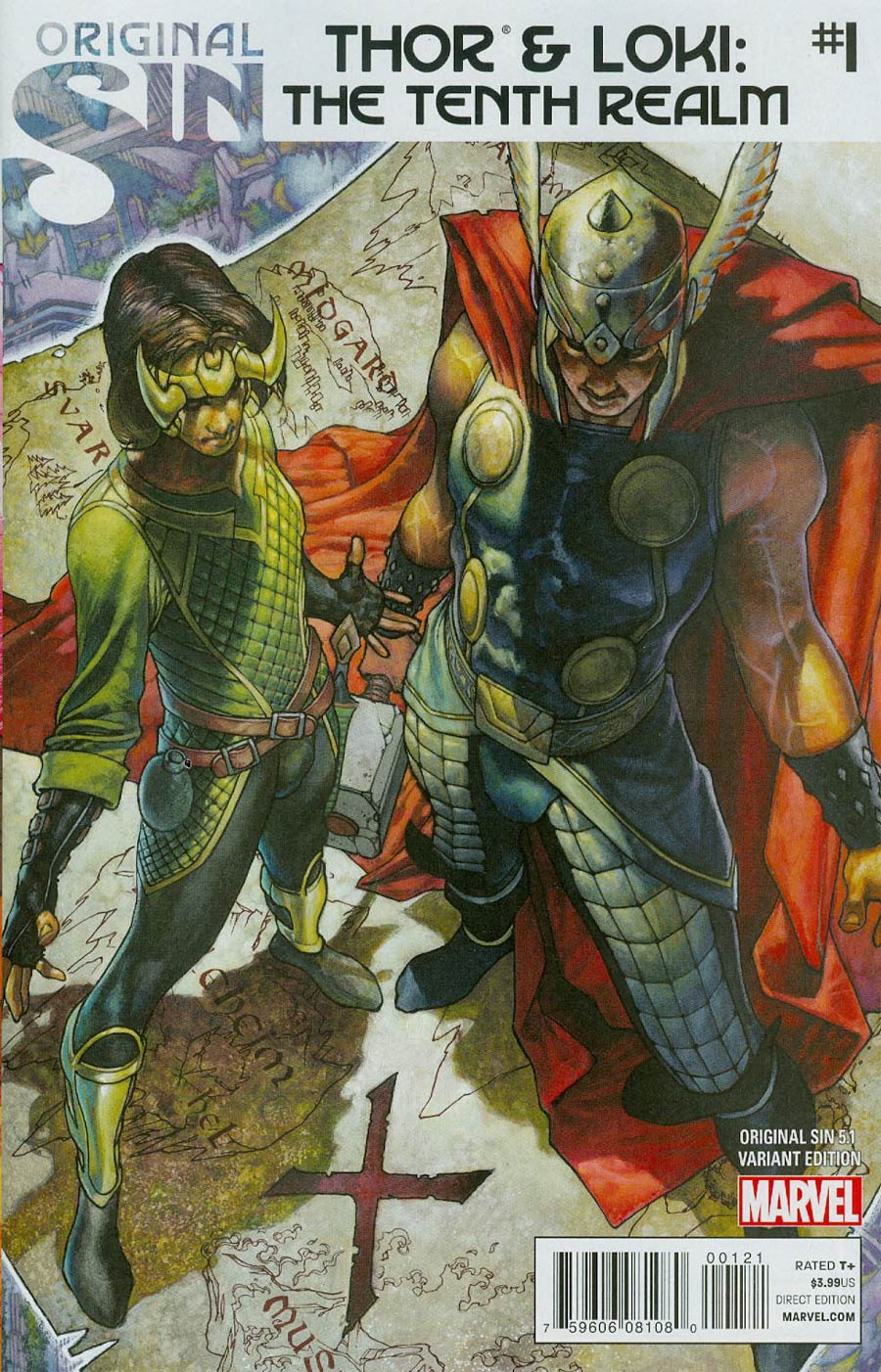 Original Sin #5.1 Thor & Loki Tenth Realm Part 1 Cover B Incentive Simone Bianchi Variant Cover