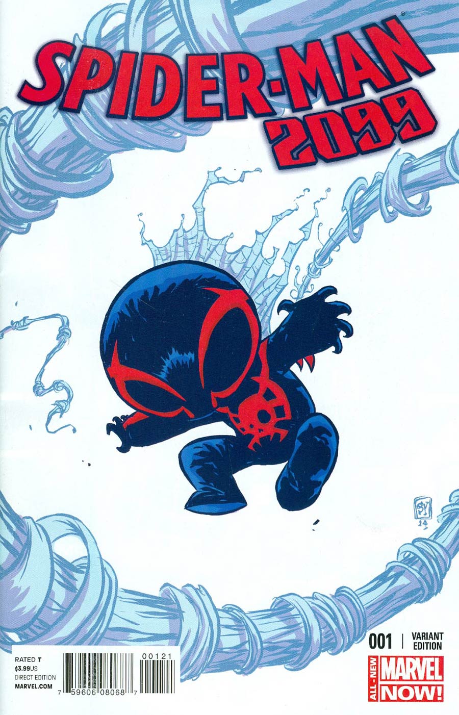 Spider-Man 2099 Vol 2 #1 Cover C Variant Skottie Young Baby Cover