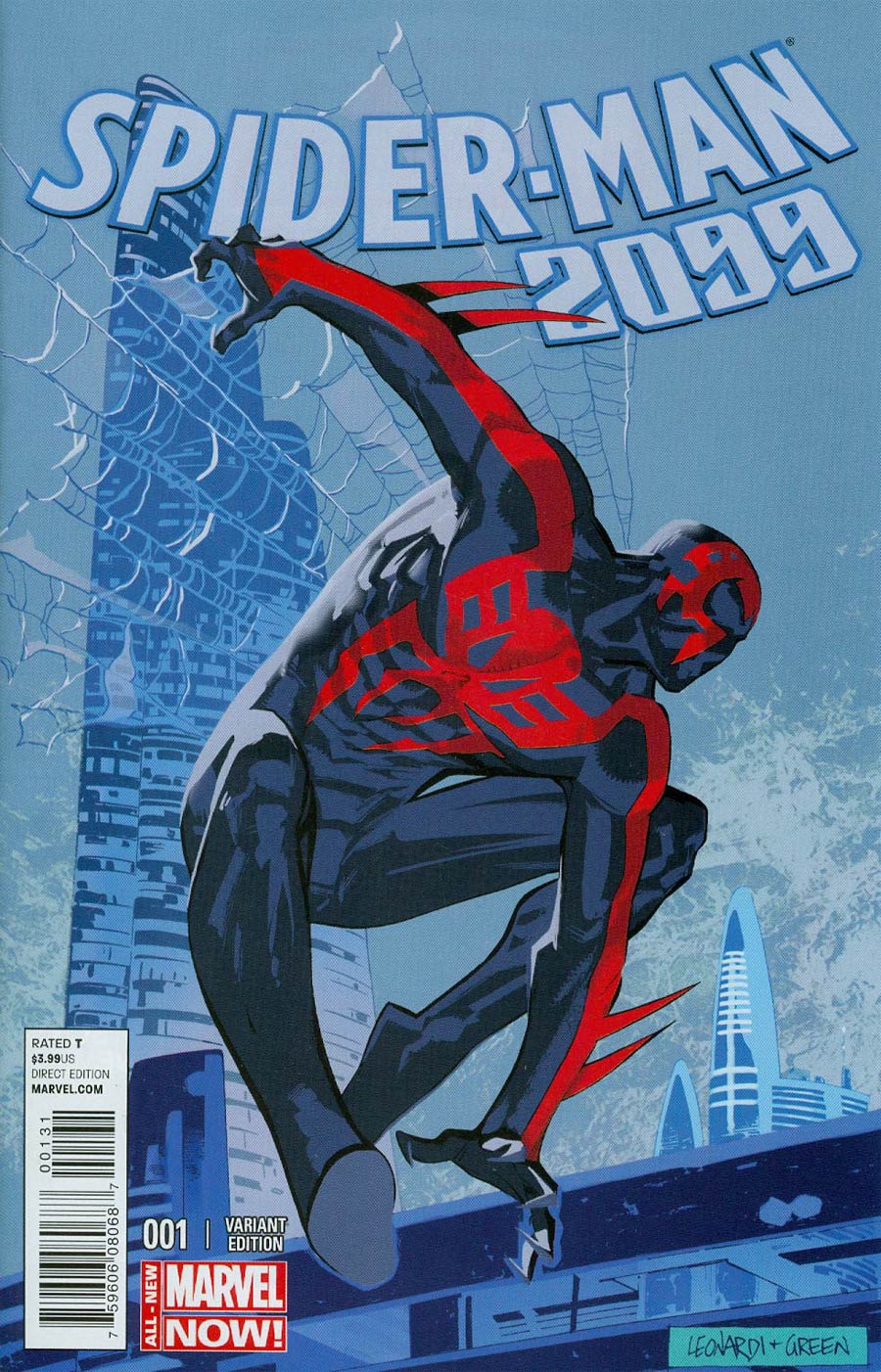 Spider-Man 2099 Vol 2 #1 Cover E Incentive Rick Leonardi Variant Cover