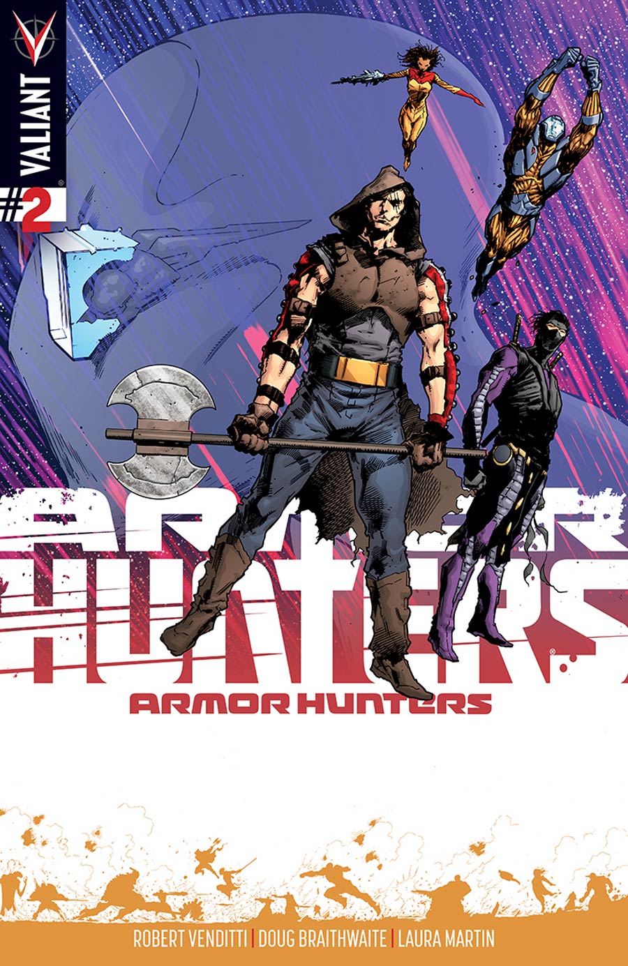 Armor Hunters #2 Cover D Incentive Trevor Hairsine Variant Cover