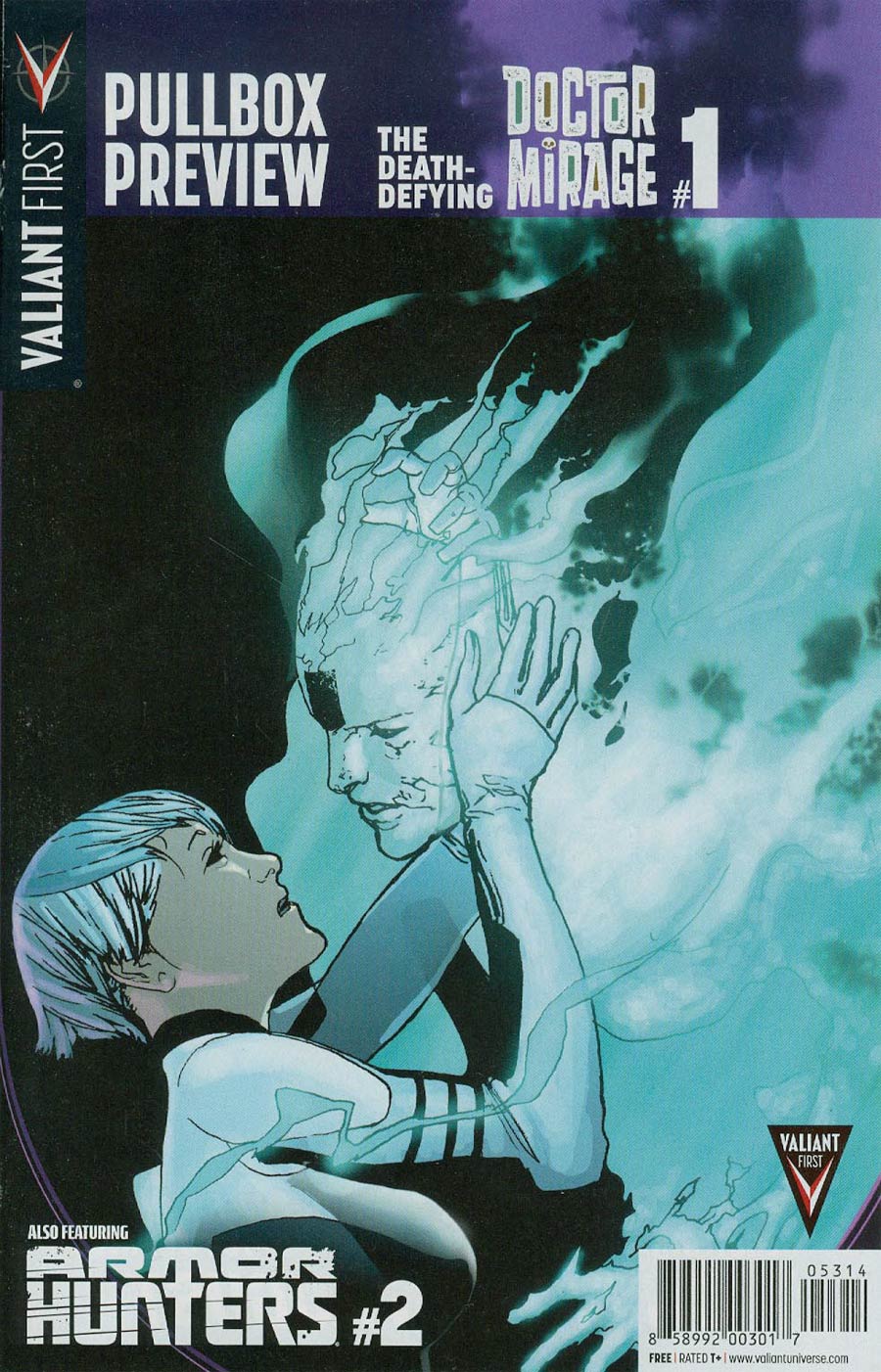 Valiant First Pullbox Preview - Death-Defying Doctor Mirage #1