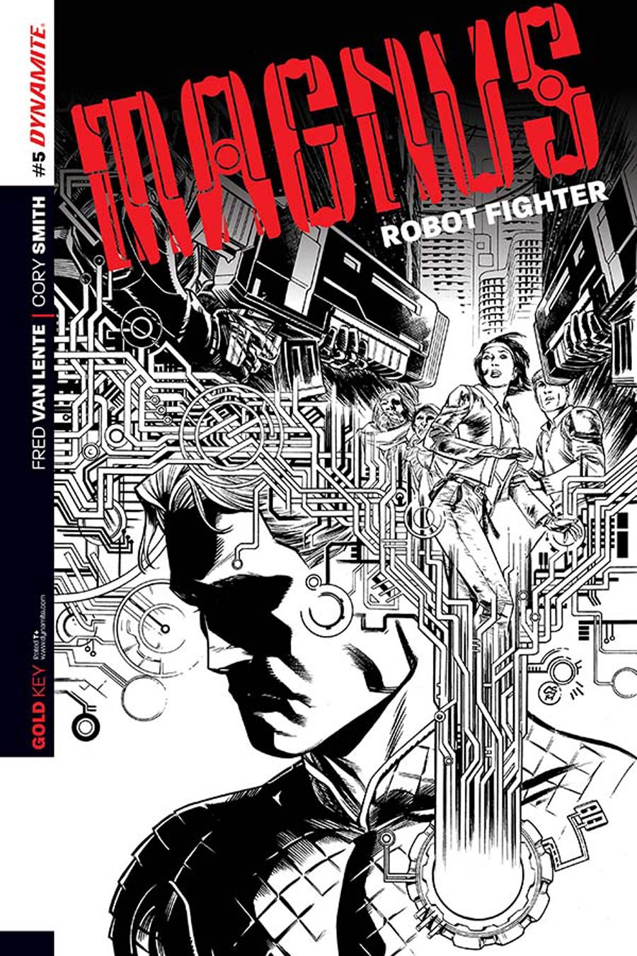 Magnus Robot Fighter Vol 4 #5 Cover D Incentive Cory Smith Black & White Cover