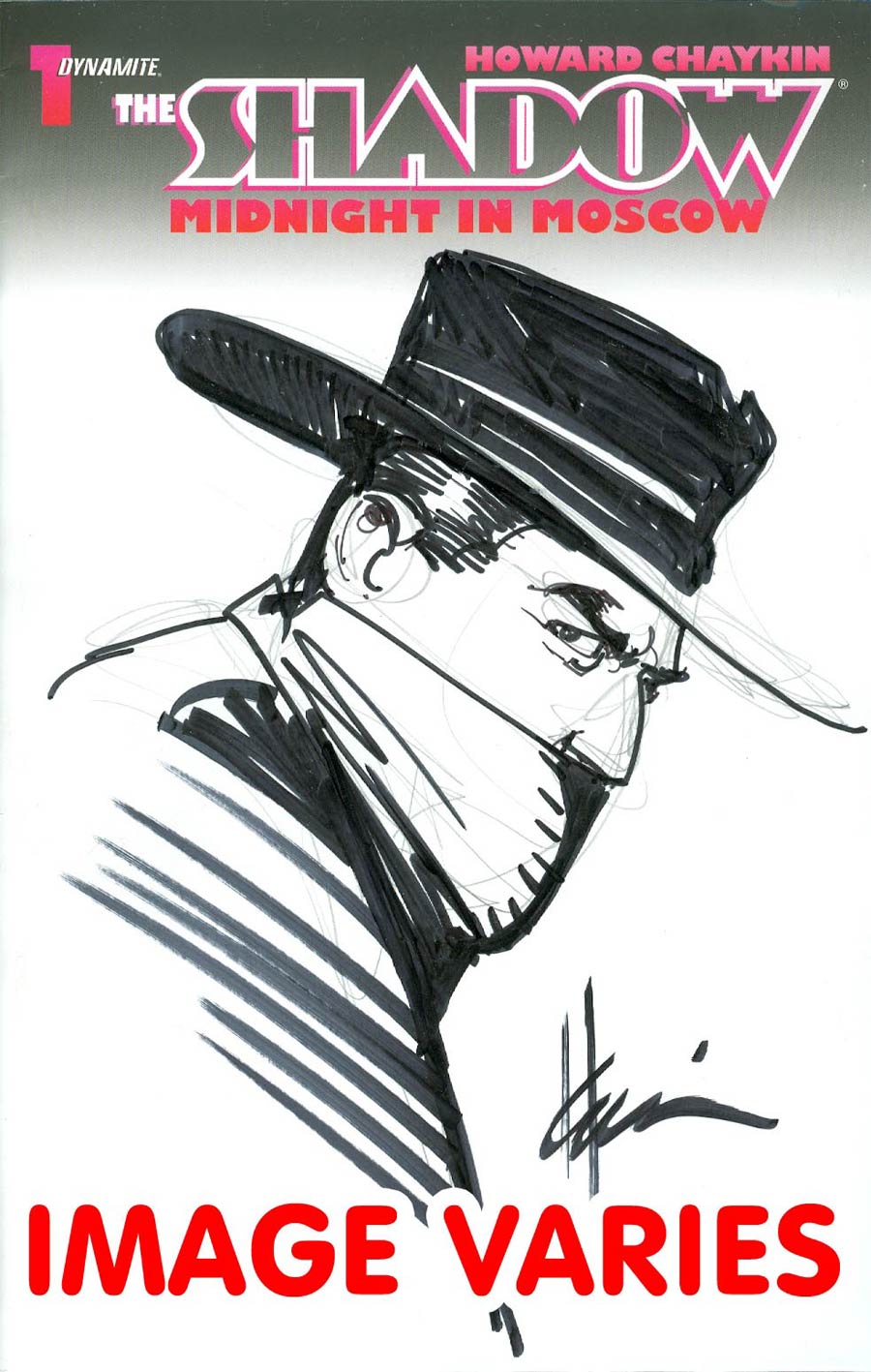 Shadow Midnight In Moscow #1 Cover E Incentive Howard Chaykin Original Hand-Drawn Sketch Variant Cover