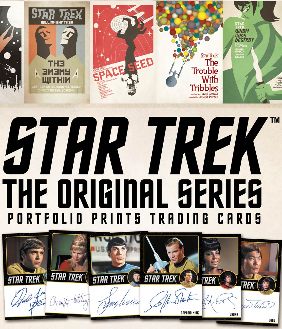Star Trek The Original Series Portfolio Prints Trading Cards Pack