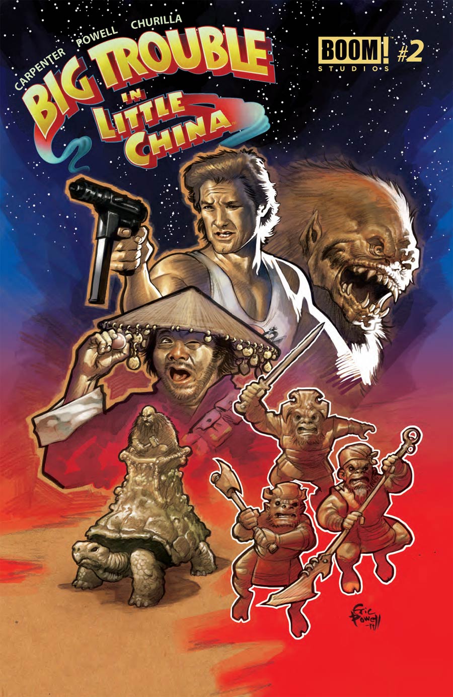 Big Trouble In Little China #2 Cover A Regular Eric Powell Cover