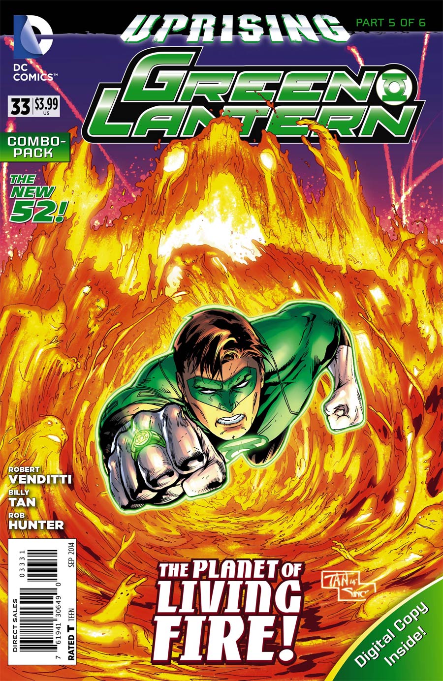 Green Lantern Vol 5 #33 Cover D Combo Pack Without Polybag (Uprising Part 5)